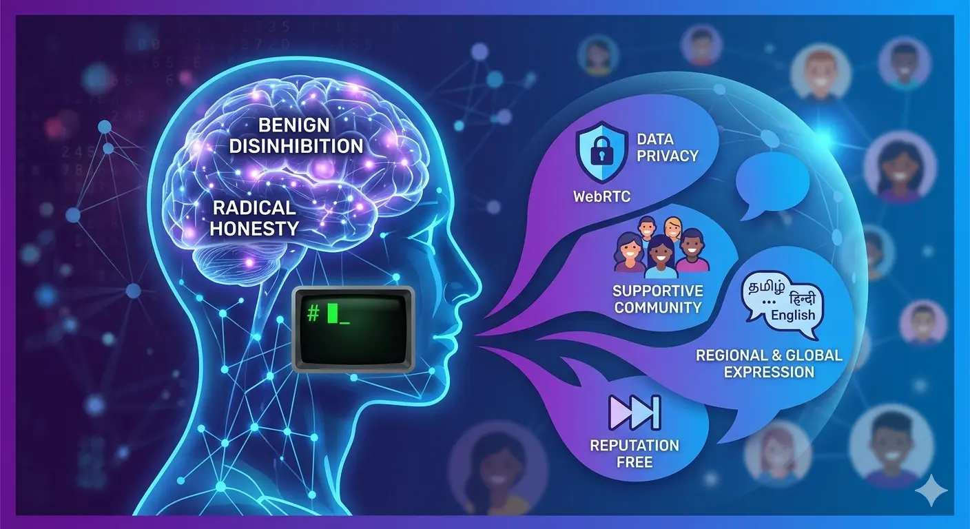 Psychology of Online Anonymity and Honest Connection